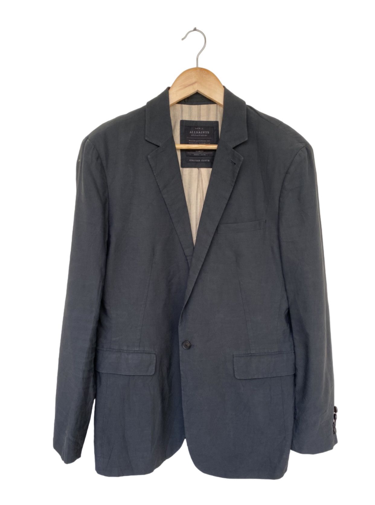 Allsaints Allsaints Luxury Cotton Blazer Coat Size 40R - 1 Thumbnail