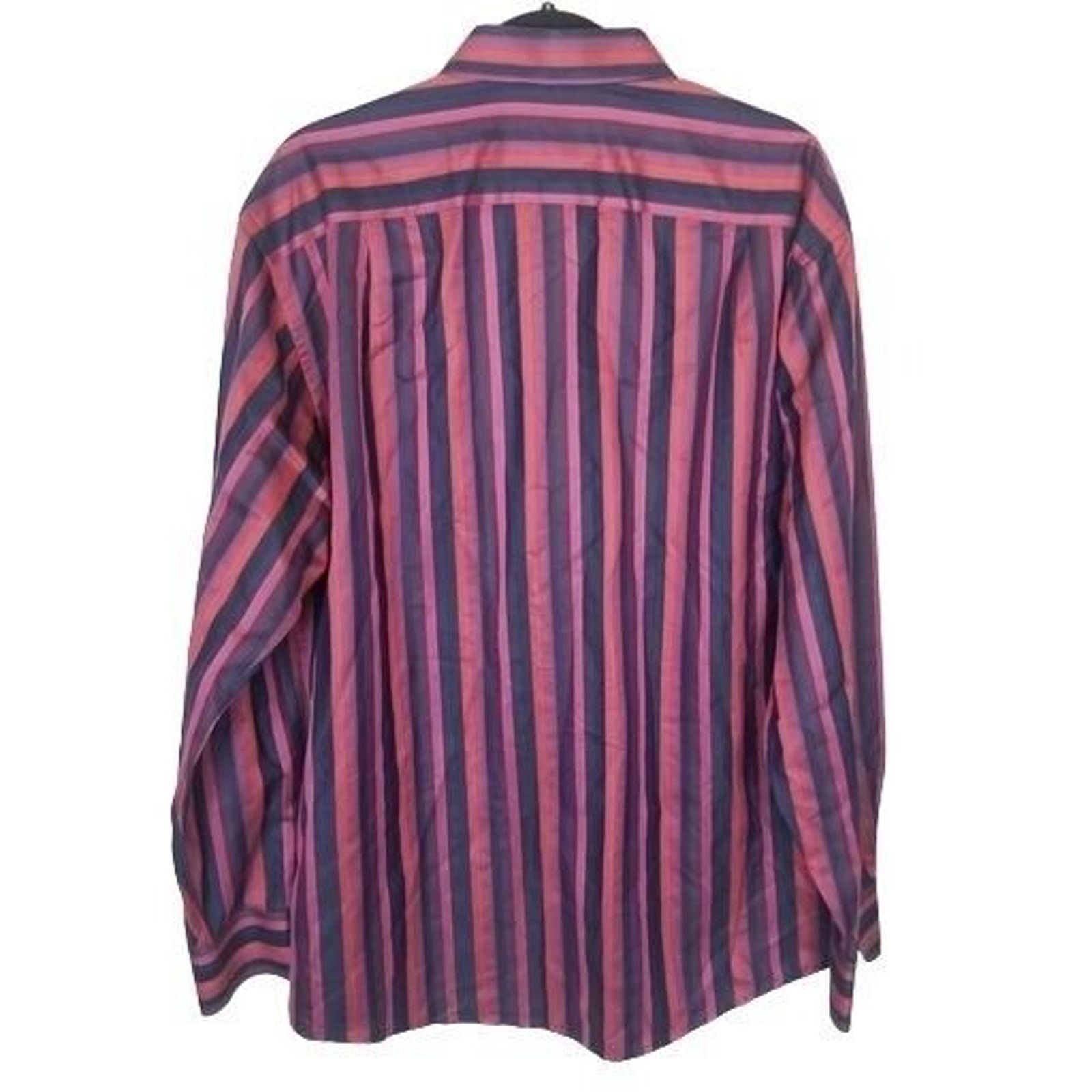 Eton ETON Mens Striped Dress Size 42 Preppy Designer Formal Size US XS / EU 42 / 0 - 8 Thumbnail