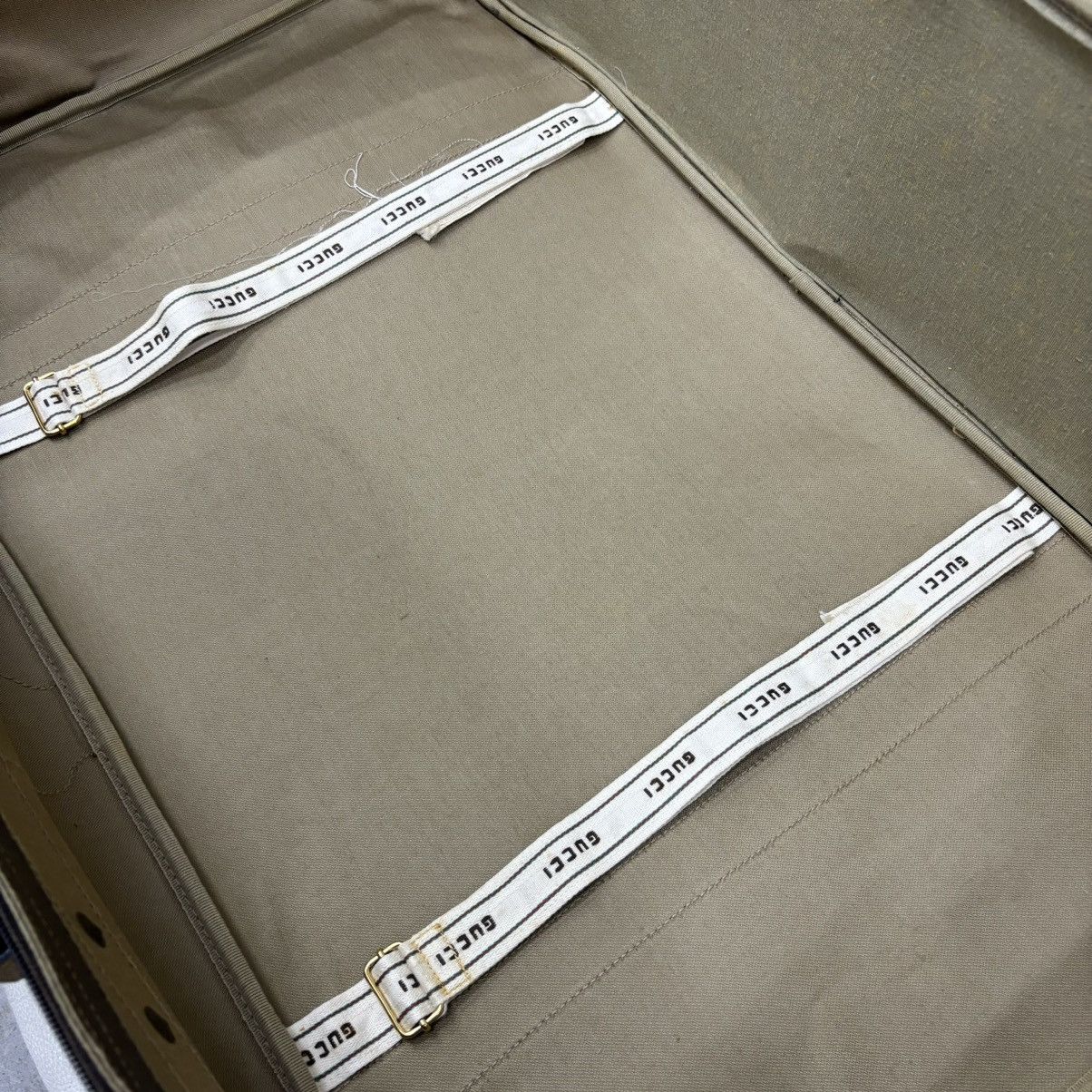 Gucci Gucci (vintage) canvas suitcase Size ONE SIZE - 5 Thumbnail