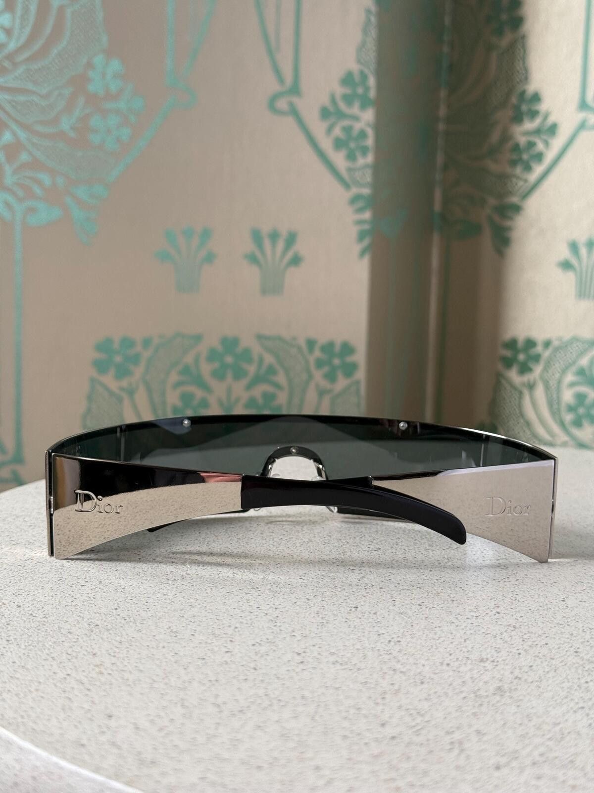 Dior 2003 Dior Punk Sunglasses John Galliano Runway Shield Mask Size ONE SIZE - 8 Thumbnail