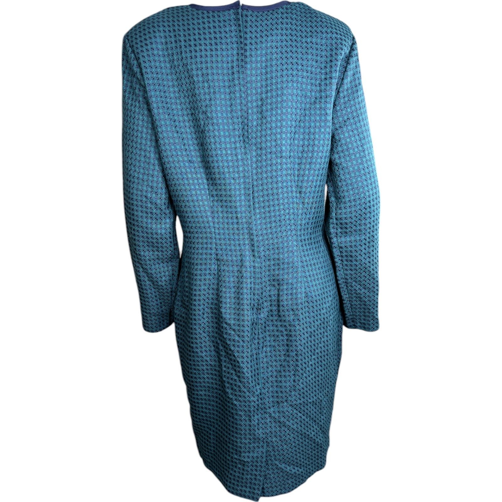 Other Miz California Green Navy Plaid Vintage Womens 12 Midi Size XL / US 12-14 / IT 48-50 - 4 Thumbnail