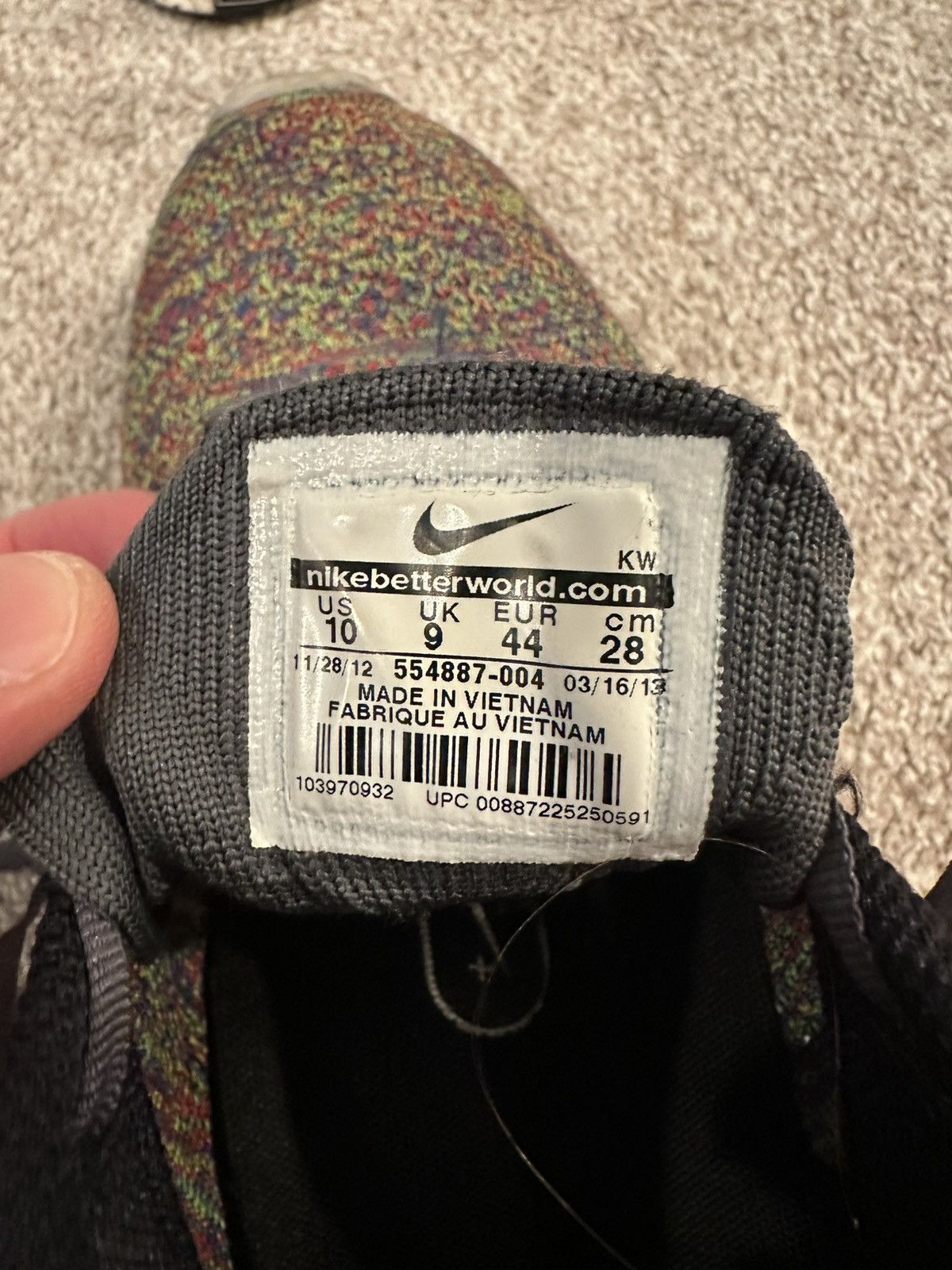 Nike Nike Flyknit Lunar 1 Size US 10 / EU 43 - 8 Thumbnail