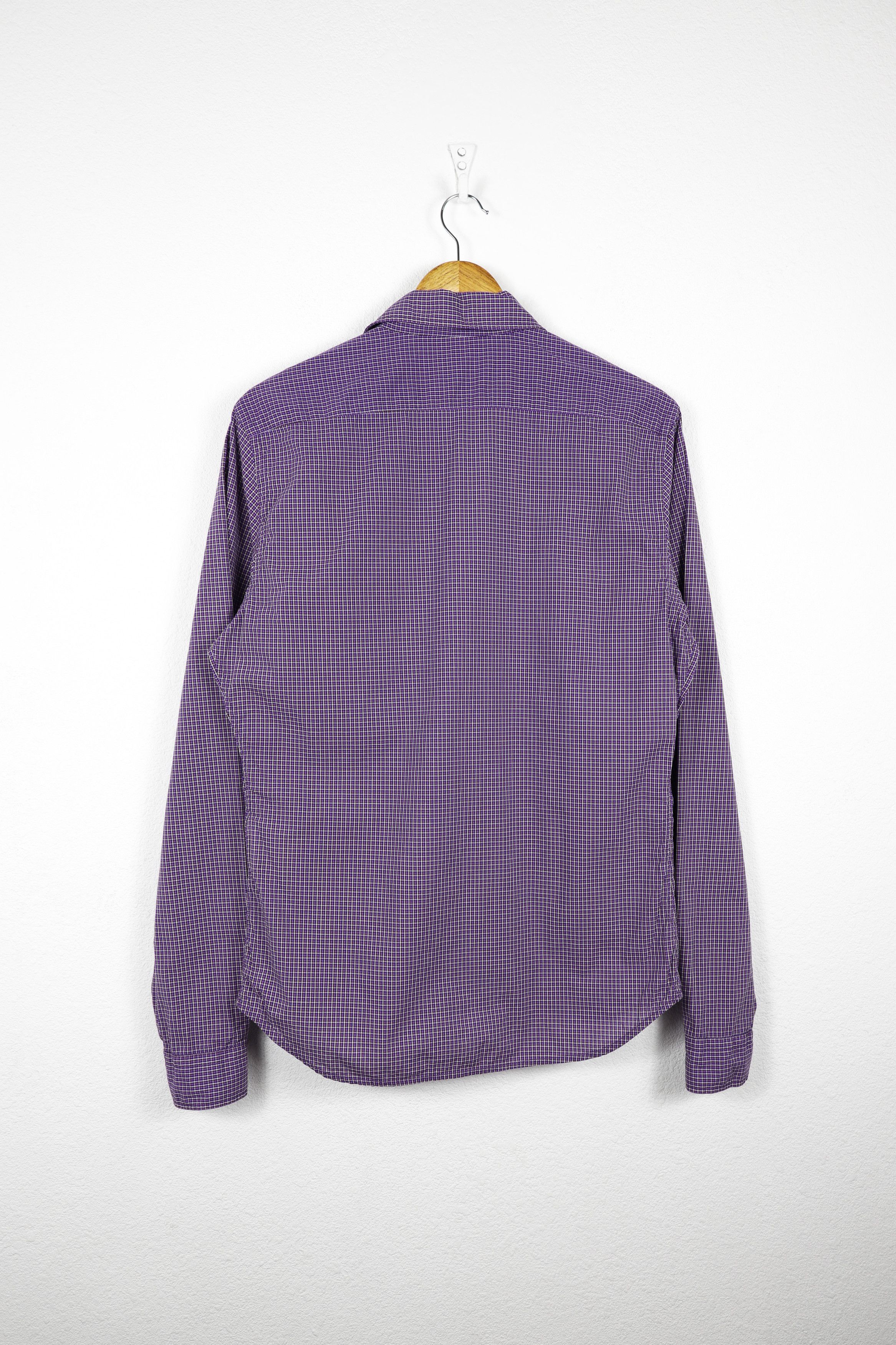 Prada Prada Red Rubber Logo Multicolor Check Shirt Size US M / EU 48-50 / 2 - 7 Thumbnail