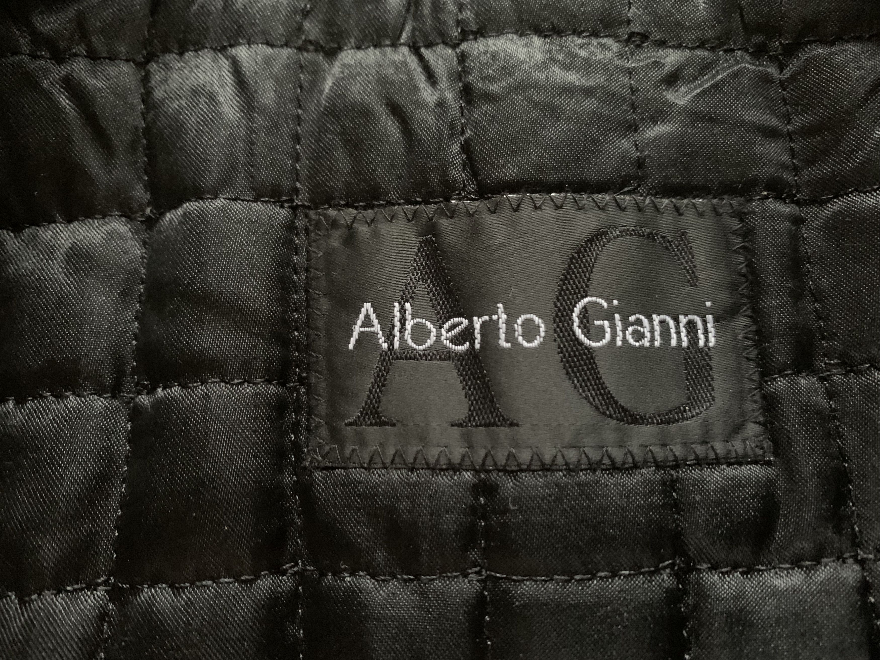 Other Alberto Gianni Cashmere Wool Blended Long Black Coat Size US L / EU 52-54 / 3 - 8 Thumbnail