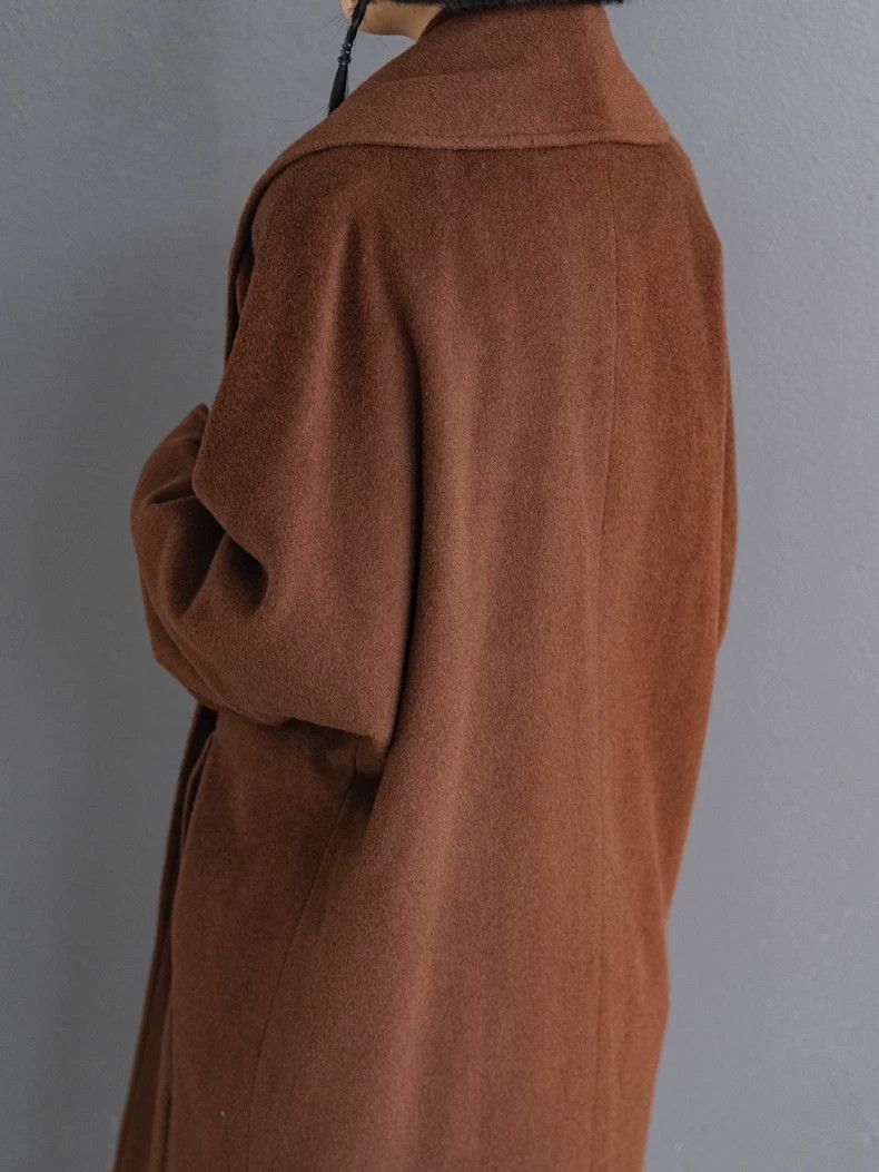 Comme des Garcons Comme Des Garcons Chocolate Fake Two-Piece Cashmere Coat Size S / US 4 / IT 40 - 7 Thumbnail
