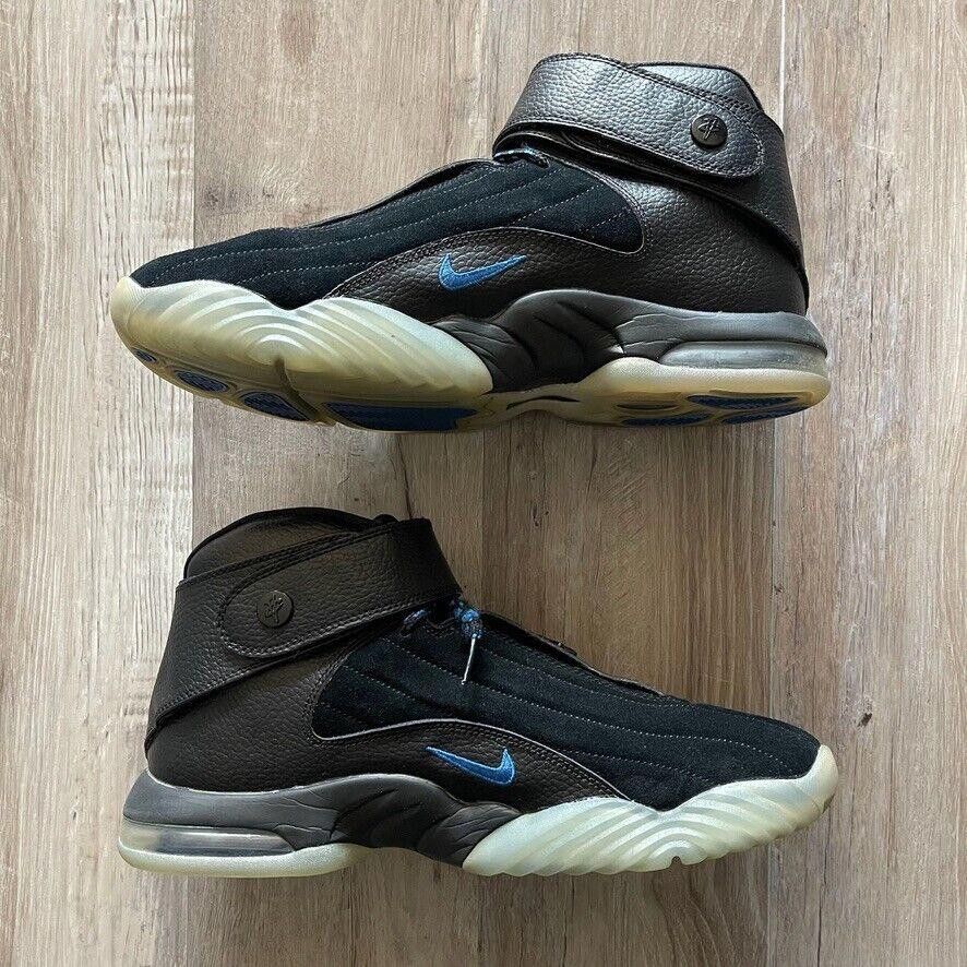 Nike NIKE • Air Penny IV "Black/Atlantic Blue" (12M) Size US 12 / EU 45 - 3 Thumbnail
