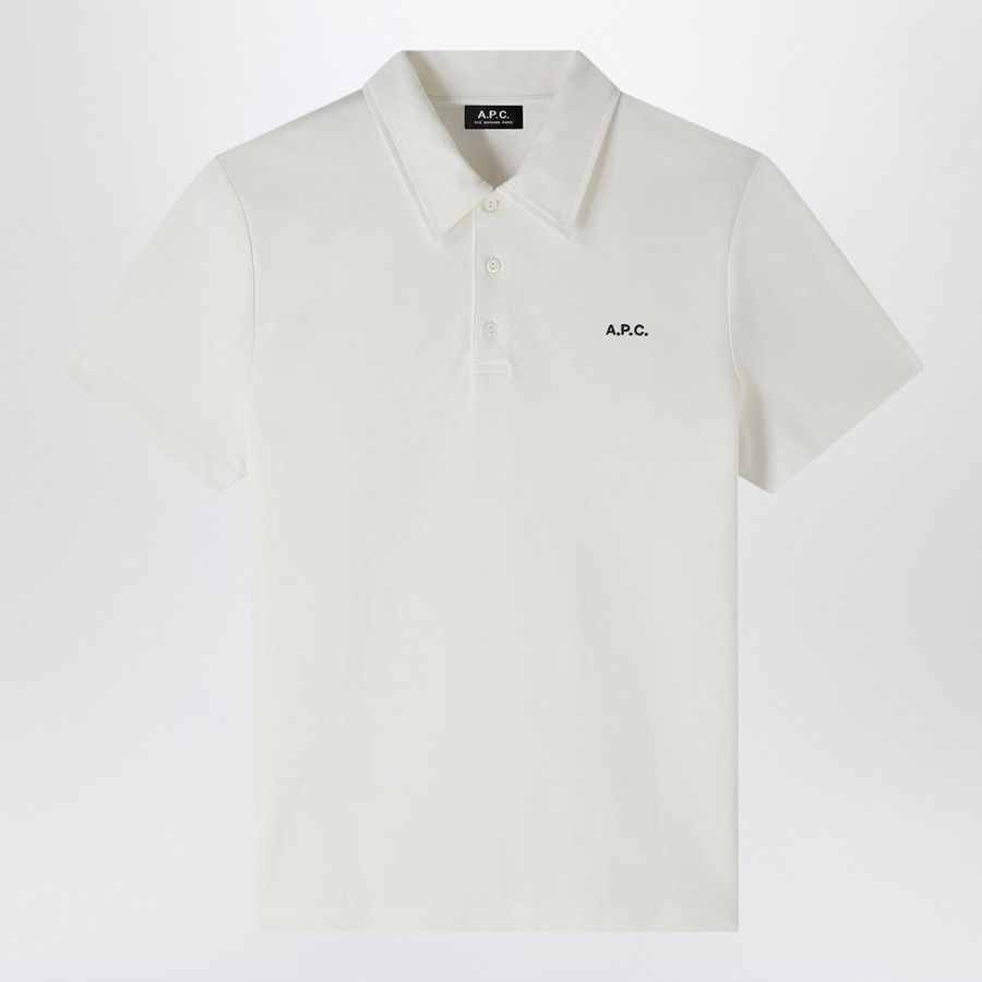 o1d2blof0226 Logo Polo Shirt in White