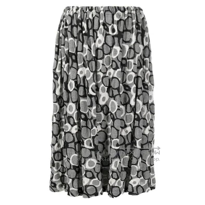 Yohji Yamamoto Yohji Yamamoto size 2 Wool blend black and grey polka dot p Size 24" / US 00 / IT 34 - 2 Thumbnail