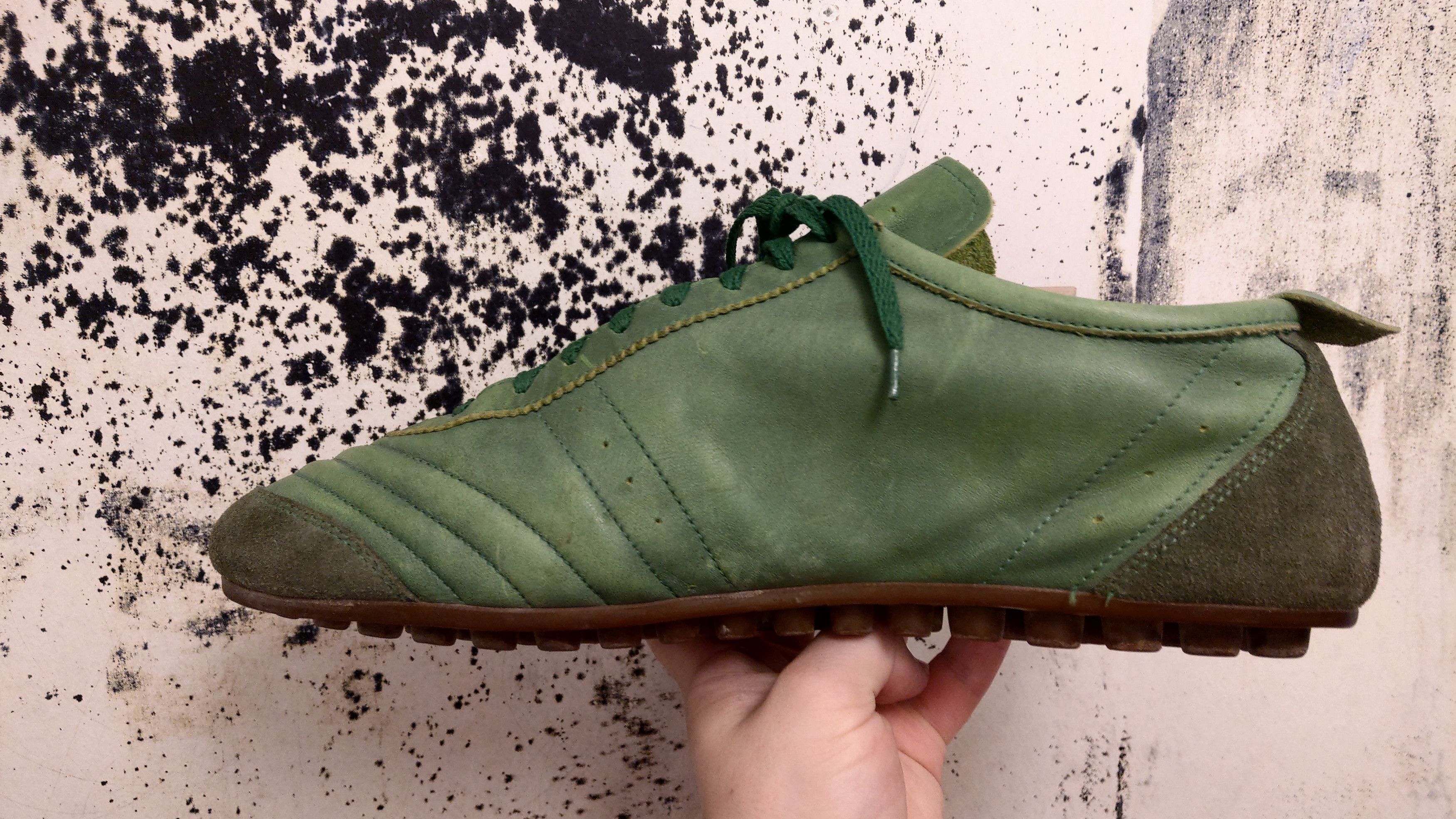 Dirk Bikkembergs Rare 100% Leather Trainers Soccer Football Vintage Sneakers Size US 12 / EU 45 - 10 Thumbnail