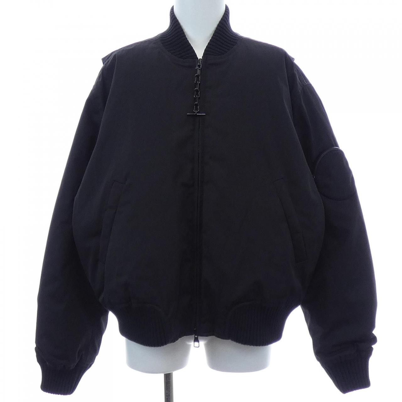 Louis Vuitton Louis Vuitton Louis Vuitton Reversible Bomber Jacket Blouson Plastic / Synthetic Outerwear HLB05WINE DUTY FREE for USA Size ONE SIZE - 1 Thumbnail