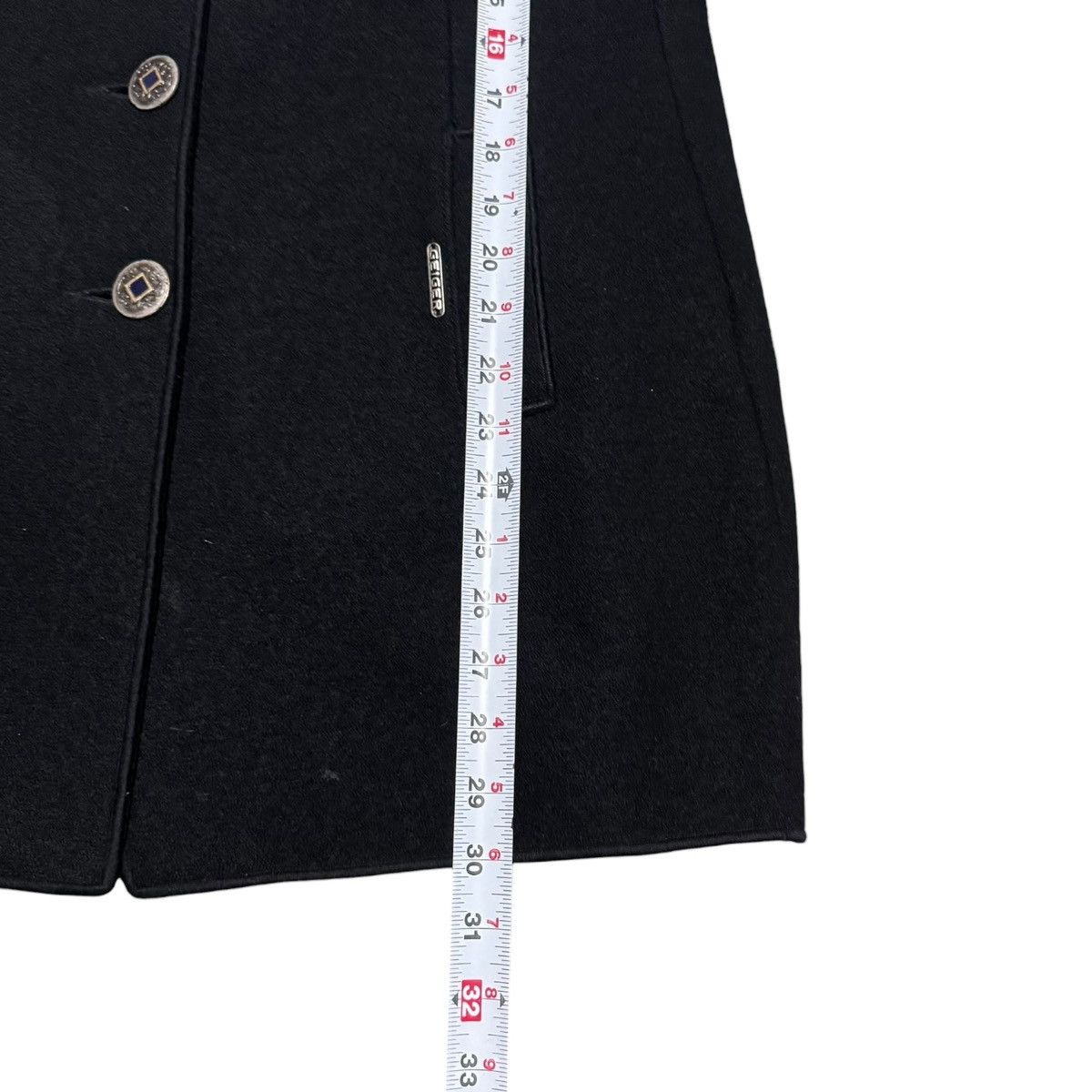 Other Geiger Austria Made Wool Button Front Coat Women's 38 (M) Size M / US 6-8 / IT 42-44 - 8 Thumbnail