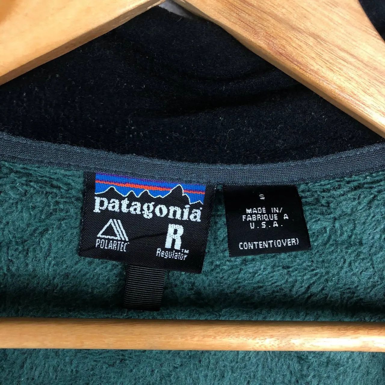 Patagonia Vtg 1999 PATAGONIA USA Polartec Regulator Green Fleece Size US S / EU 44-46 / 1 - 12 Thumbnail