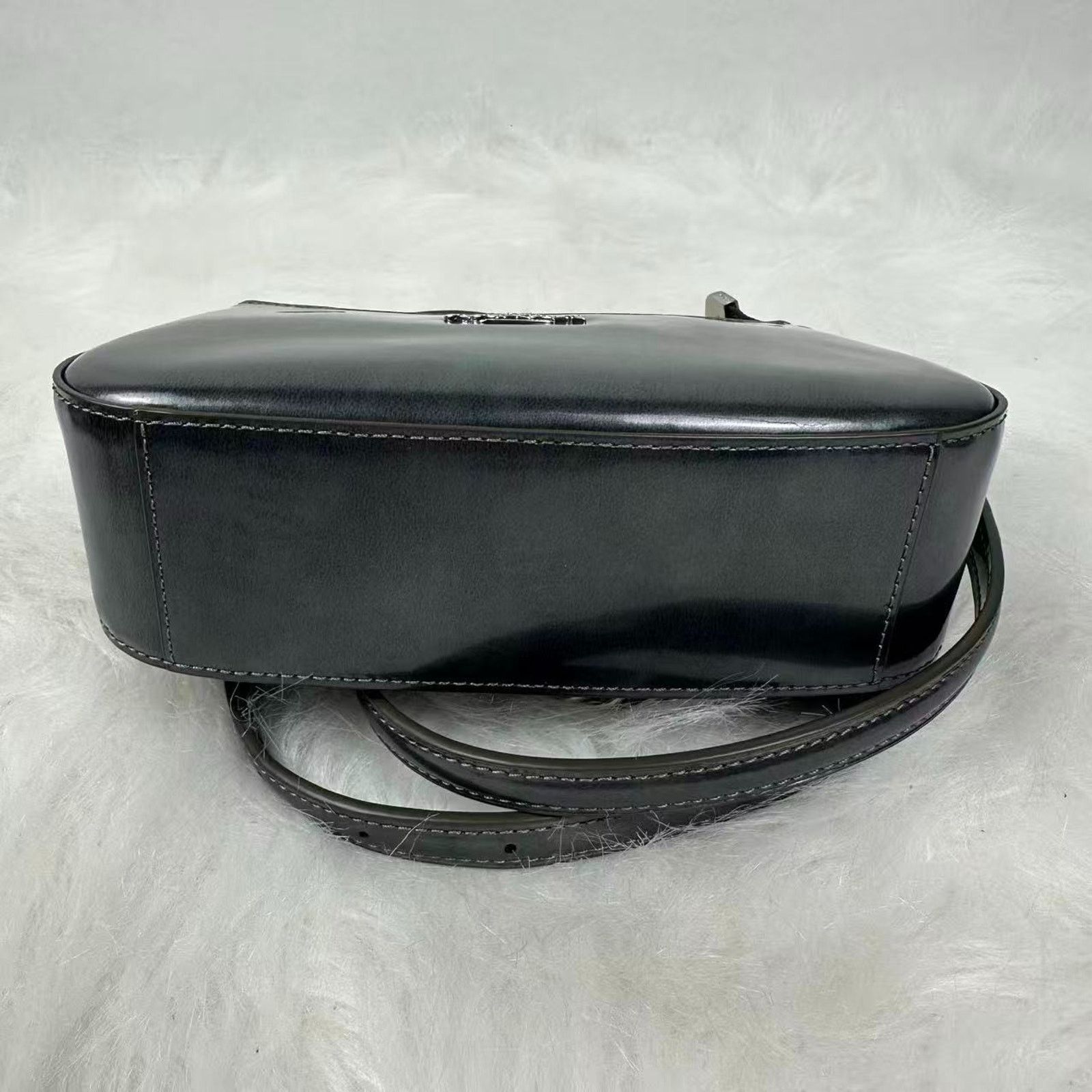 Coach Coach Teri Mini Crossbody Shoulder Silver Metallic Gunmetal Size ONE SIZE - 8 Thumbnail