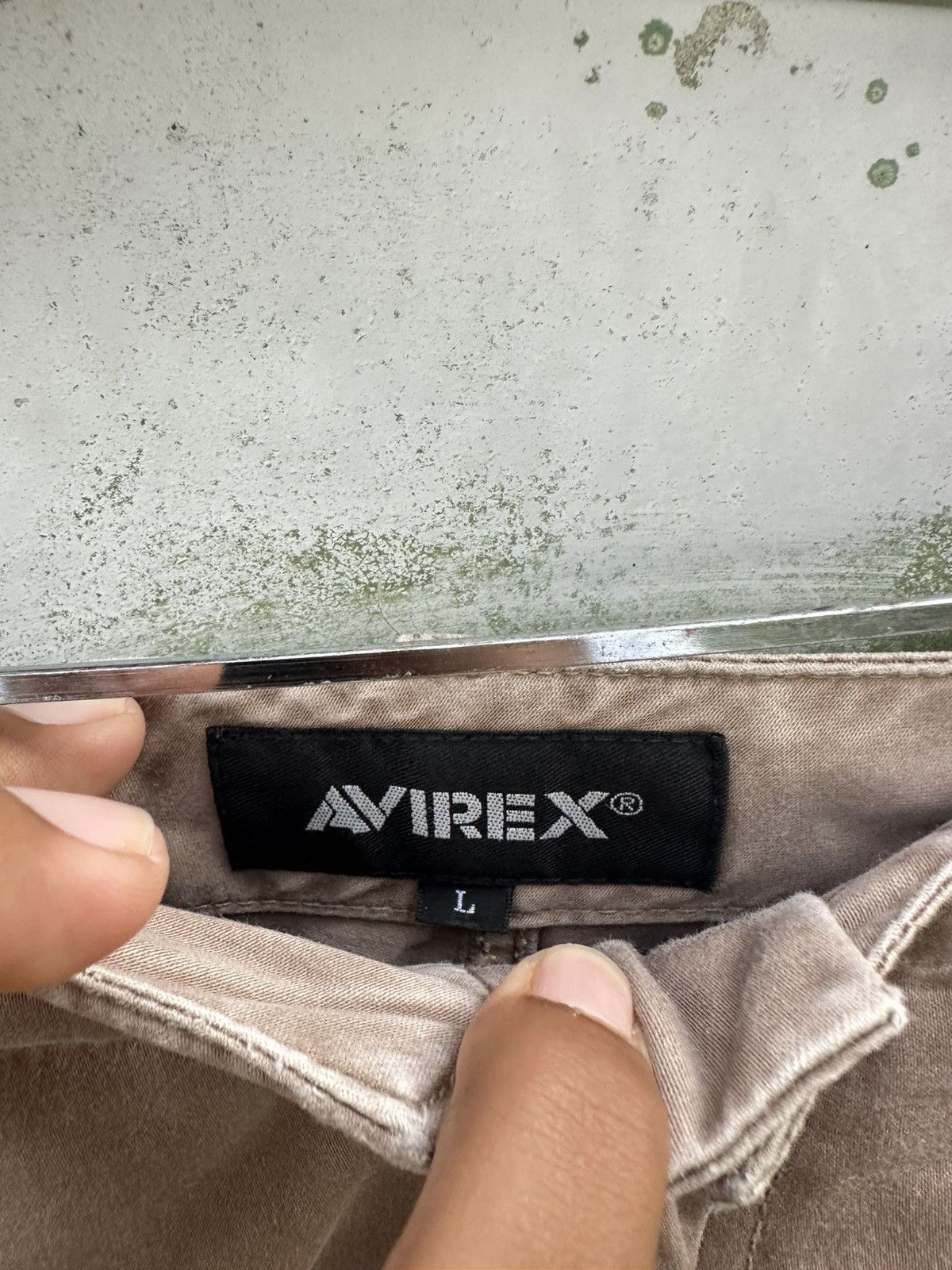 Avirex 👹Vintage THRASHED Avirex Baggy Cargo Pants Size US 33 - 13 Thumbnail