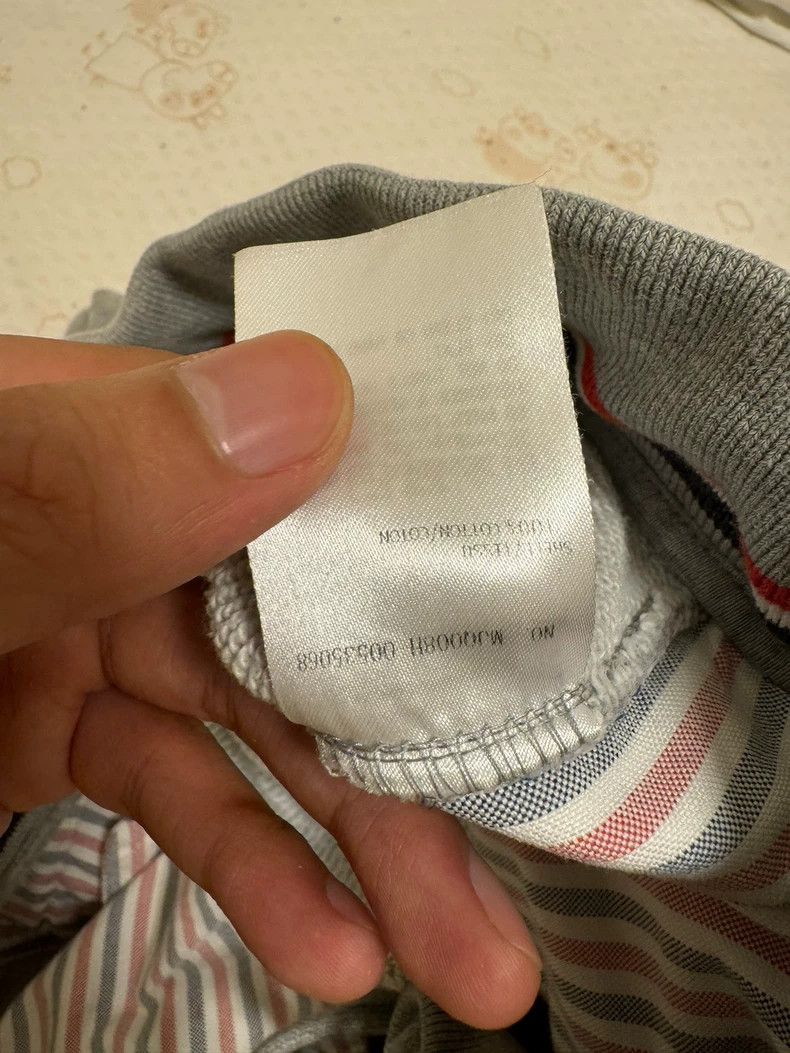 Thom Browne Thom browne Size1 Gray knitted pattern logo sweatpants Size US 27 - 5 Thumbnail