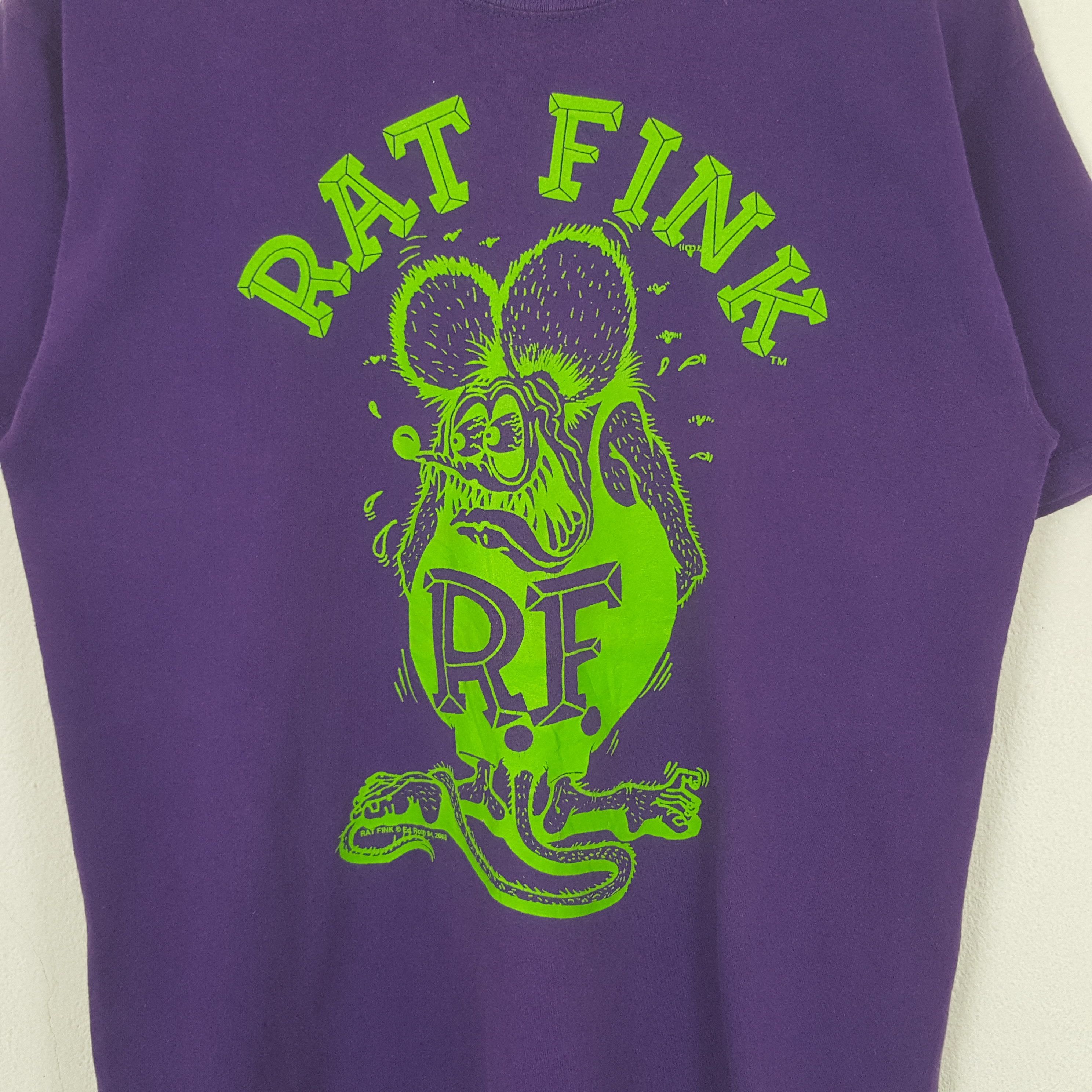 Cartoon Network Vintage Rat Fink Hit Rod Cartoon Character Tshirt RR24 Size US M / EU 48-50 / 2 - 2 Thumbnail