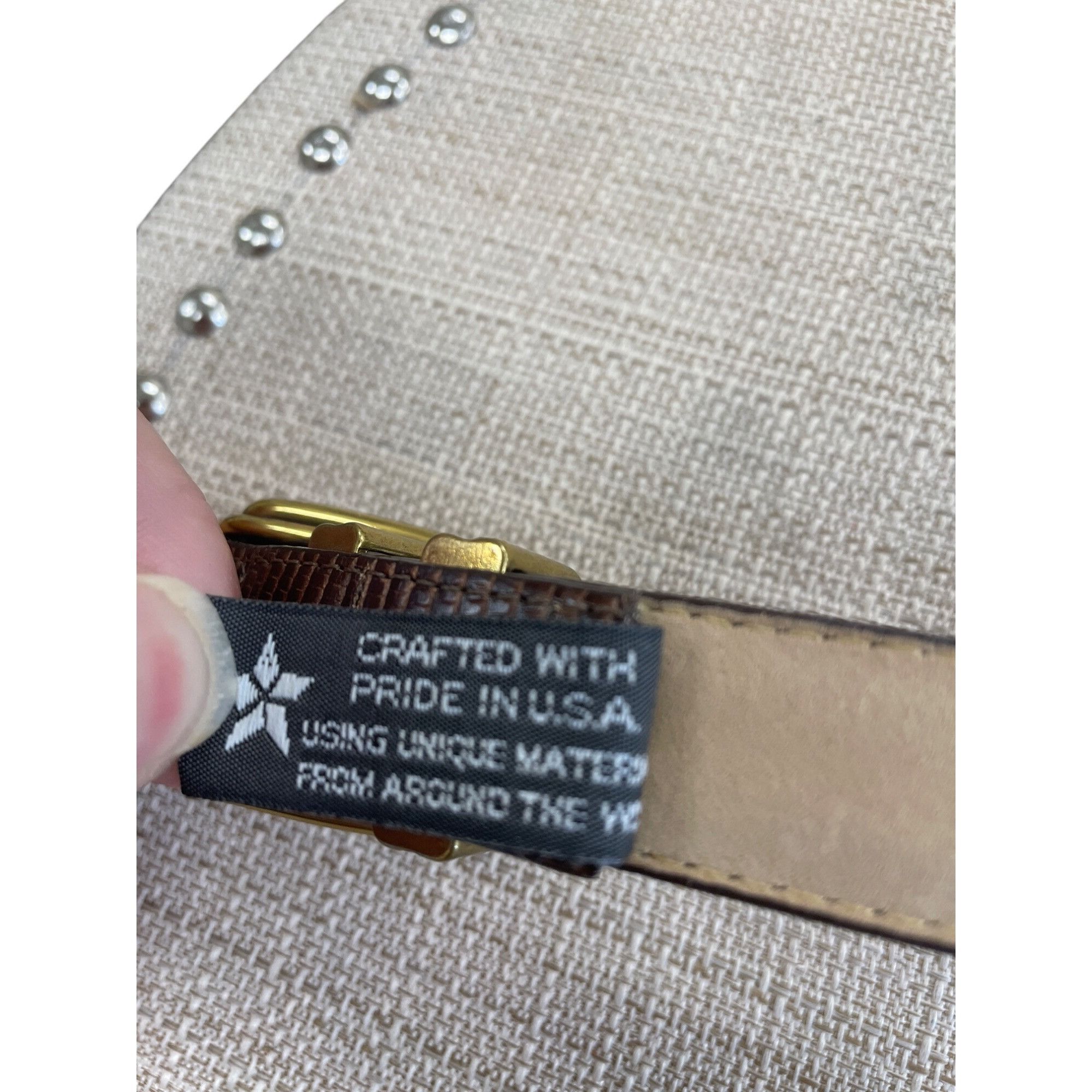 Brighton Brighton Womens Brown Leather Belt buckle accented Size M/30 Size ONE SIZE - 16 Thumbnail