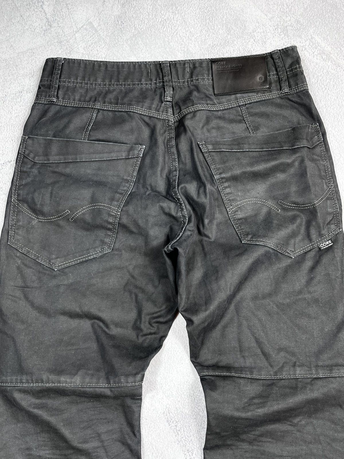 Vintage Vintage Y2K Japanese faded waxed style denim jeans size 32 Size US 31 - 3 Thumbnail
