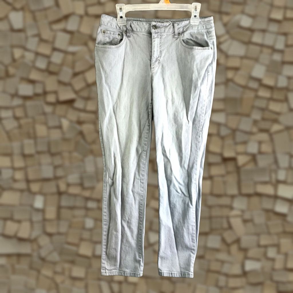 Carbon Project by Carbon Denim Womens Size 12 Mid Rise Skinny Gray Jeans Size 34" / US 12 / IT 48 - 1 Thumbnail