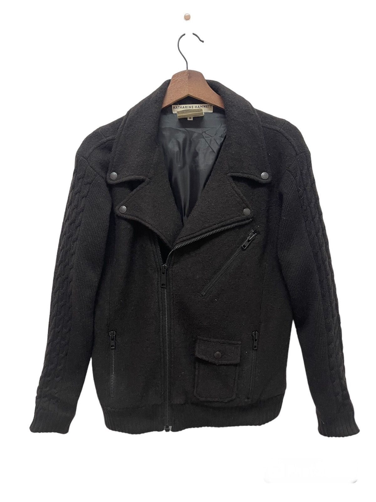 Katharine Hamnett London VINTAGE KATHARINE HAMNETT LONDON KNIT POCKETS JACKET Size US M / EU 48-50 / 2 - 2 Thumbnail