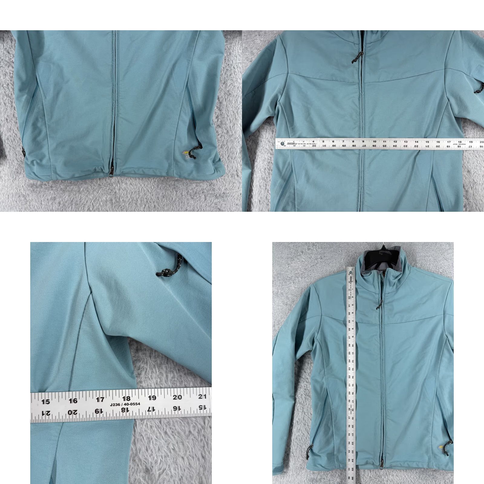 Mountain Hardwear Mountain Hardwear Jacket Womens Medium Blue Full Zip Nylon Blend Mock Neck Jacket Womens Medium Blue Full Zip Nylon Blend Mock Neck Size M / US 6-8 / IT 42-44 - 8 Thumbnail