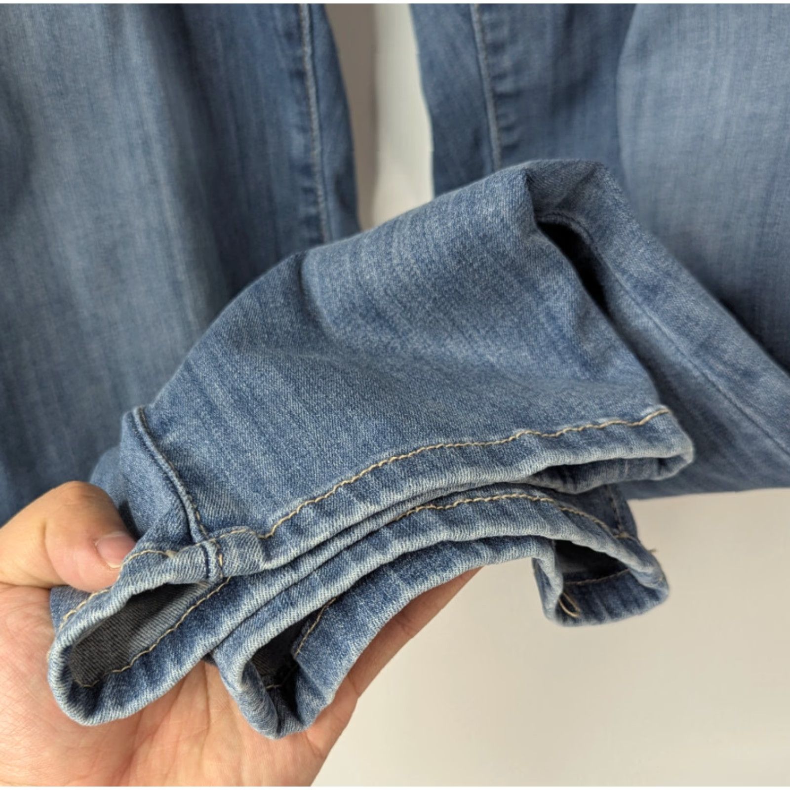 Vintage Judy Blue Pants 22W Blue Clearwater Denim Joggers Elastic Drawstring High Rise Size 40" / US 18 - 3 Thumbnail