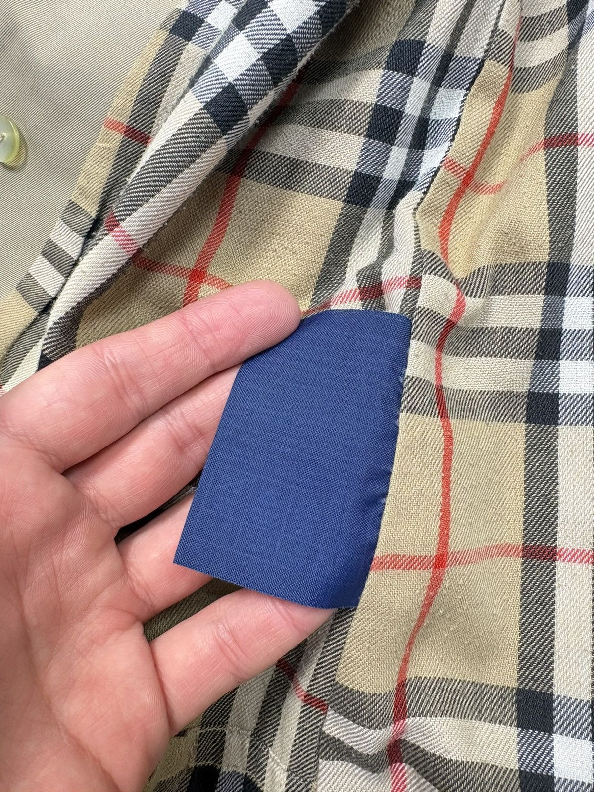 Burberry Burberry Vintage Trench Coat Nova Check England 90s l Size US L / EU 52-54 / 3 - 16 Thumbnail