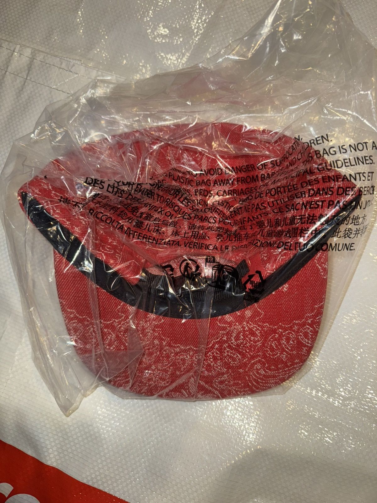 Supreme Supreme Bandana Jacquard Denim Camp Cap Size ONE SIZE - 4 Thumbnail