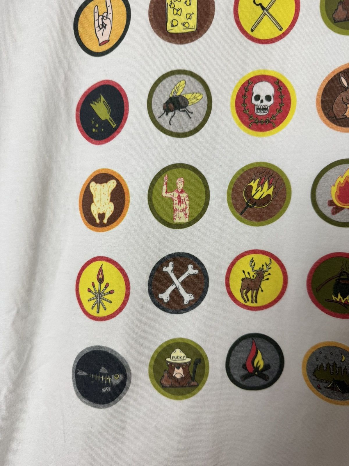 Dsquared2 00s Dsquared2 “Scout Badges” Archive Tee Avant Garde Y2K Size US L / EU 52-54 / 3 - 7 Thumbnail