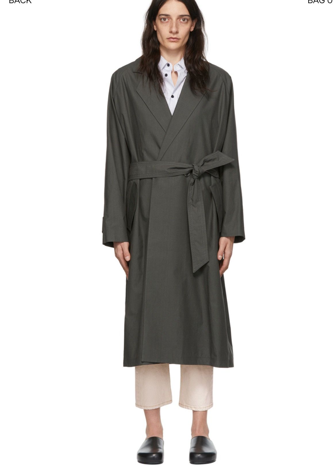 Hope Hope Grey Cotton Trench Coat Size S / US 4 / IT 40 - 2 Thumbnail