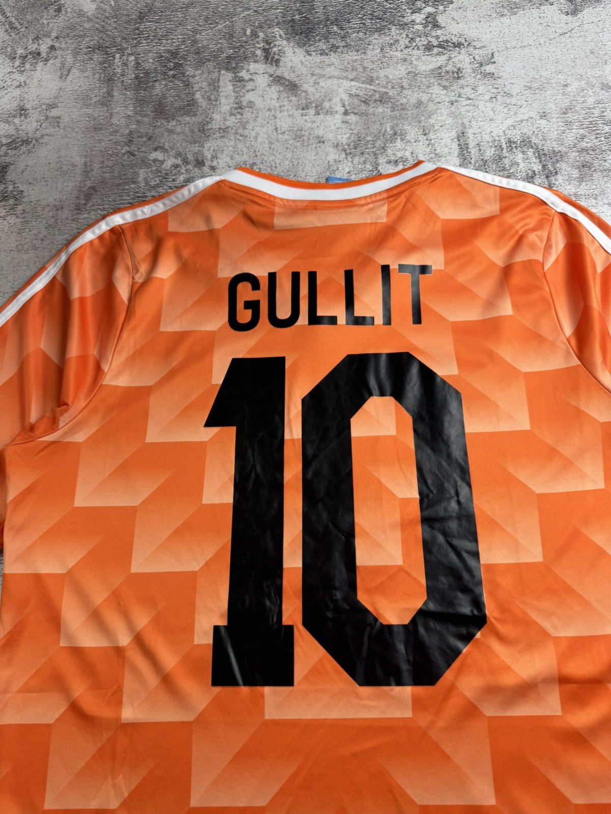 Adidas Netherlands Gullit Retro Kit 1988 Adidas Home Soccer Football T Shirt Jersey Tee Size US M / EU 48-50 / 2 - 13 Thumbnail