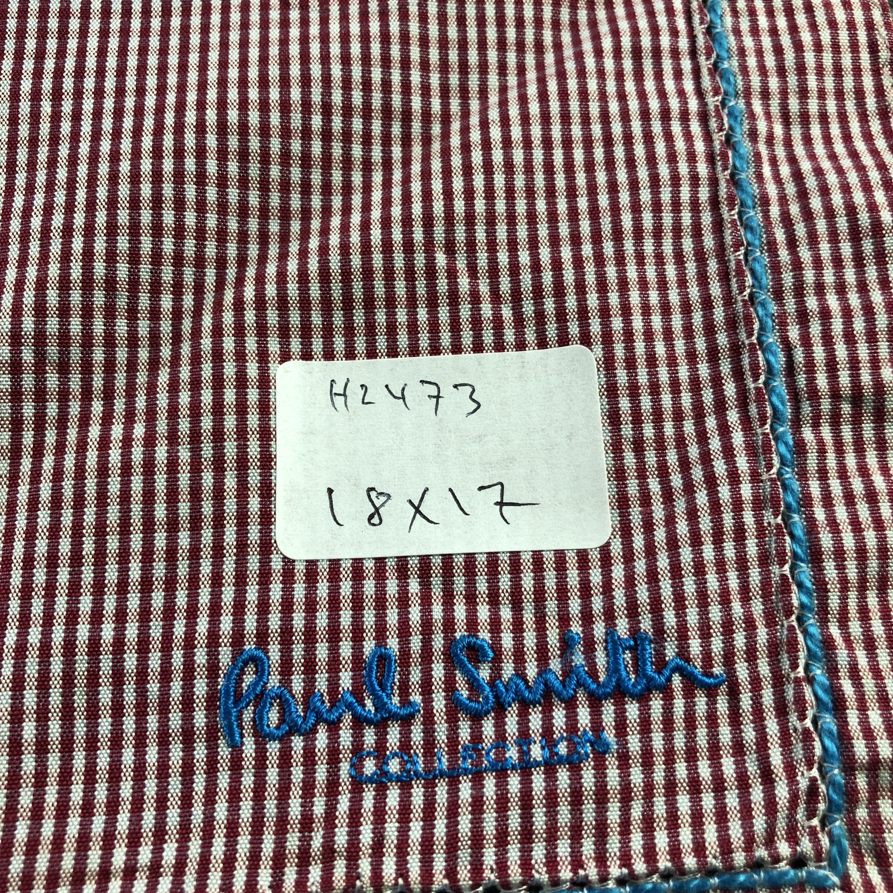 Paul Smith Paul Smith Checkered Handkerchief Neckerchief Bandana H2473 Size ONE SIZE - 10 Thumbnail