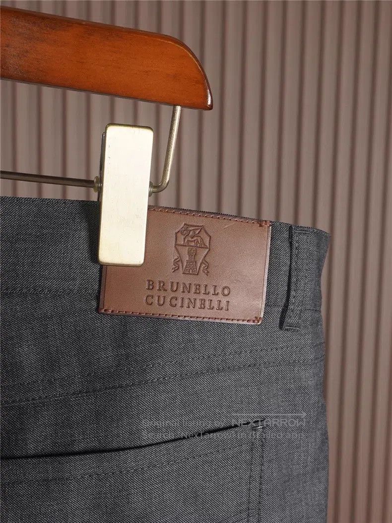 Brunello Cucinelli Brunello Cucinelli Fall/Winter Men's Wool Casual Pants Size US 40 / EU 56 - 7 Thumbnail