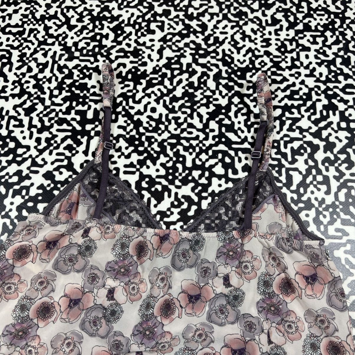 Vintage Vintage Y2K Retro Floral Sexy Style Tank Top Sleeveless 90s Size M / US 6-8 / IT 42-44 - 10 Thumbnail