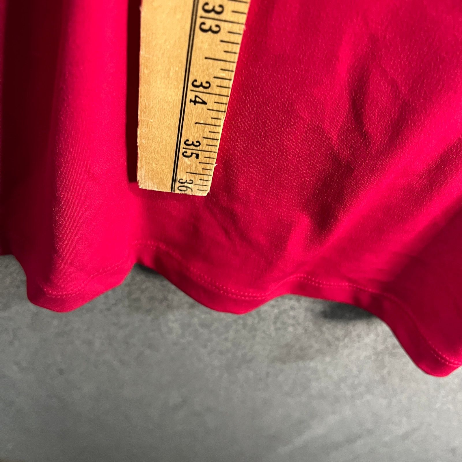 Other Susan Graver Liquid Knit Cap Sleeve Dress Sweet Raspberry Size S / US 4 / IT 40 - 9 Thumbnail
