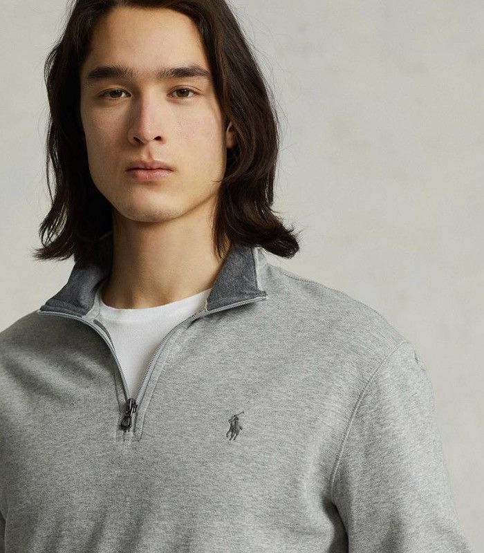Polo Ralph Lauren 🇺🇸 NWT❗️Polo Ralph Lauren Luxury Jersey Quarter-zip Pullover Size US L / EU 52-54 / 3 - 1 Thumbnail