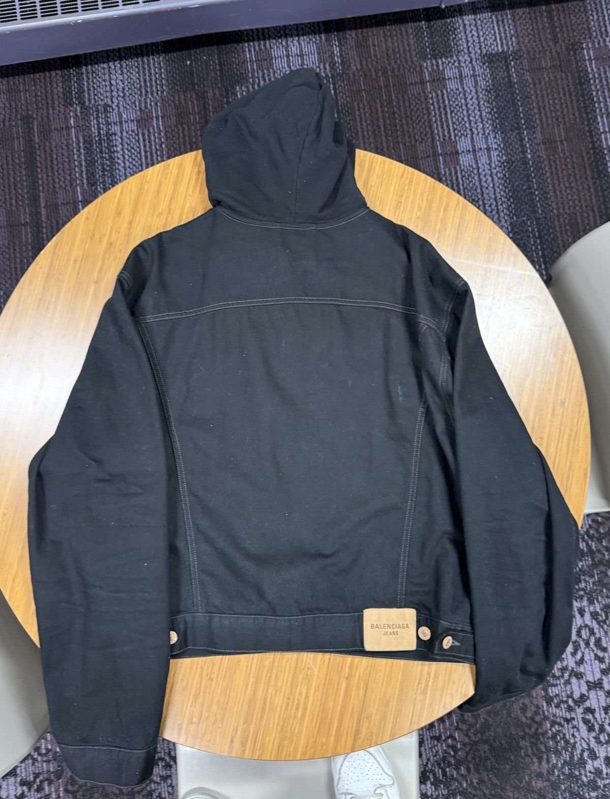 Balenciaga RARE Balenciaga Denim hooded jacket Size US S / EU 44-46 / 1 - 2 Thumbnail