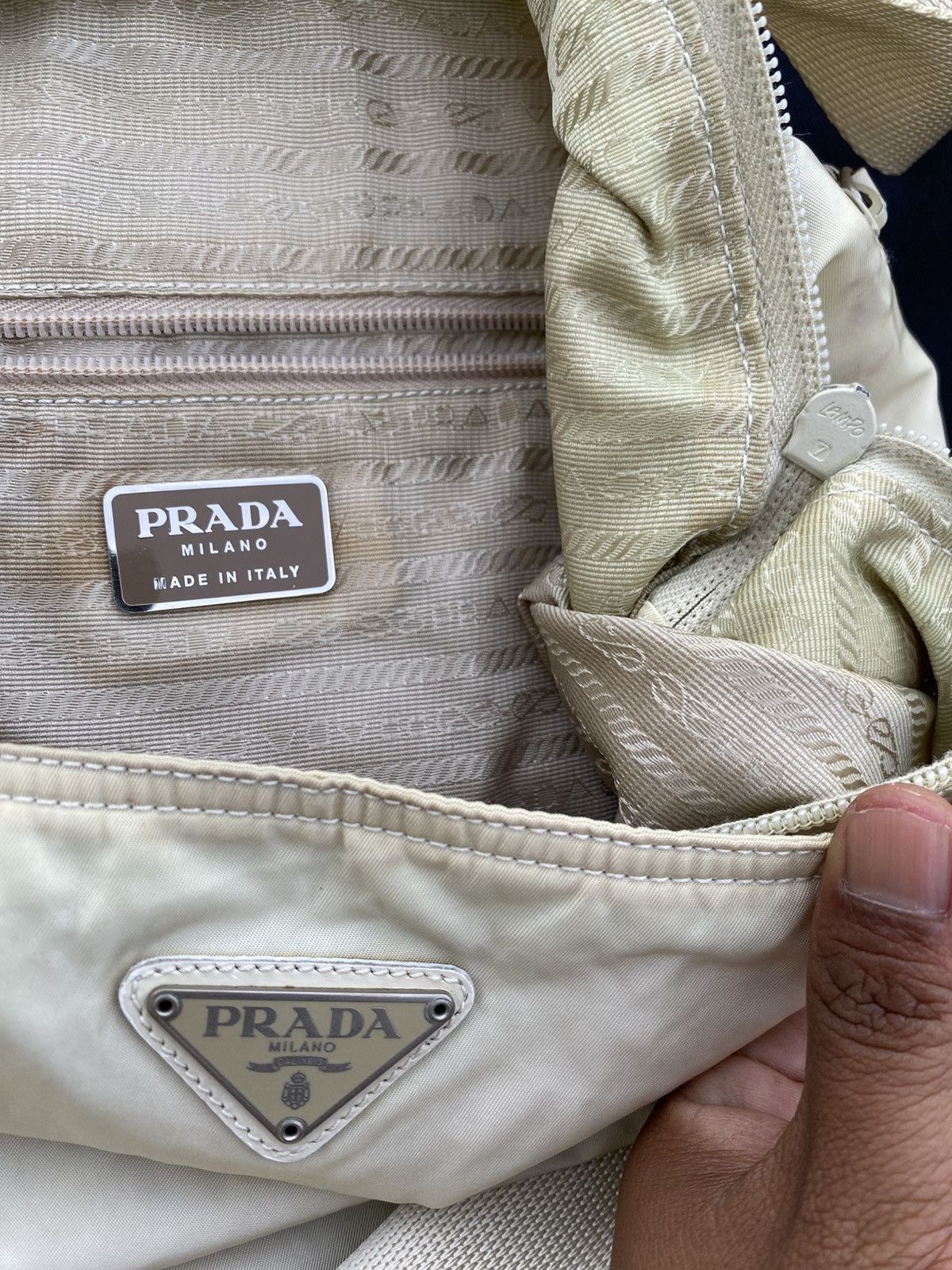 Prada Rare Vintage PRADA Nylon Tote Bag Size ONE SIZE - 14 Thumbnail