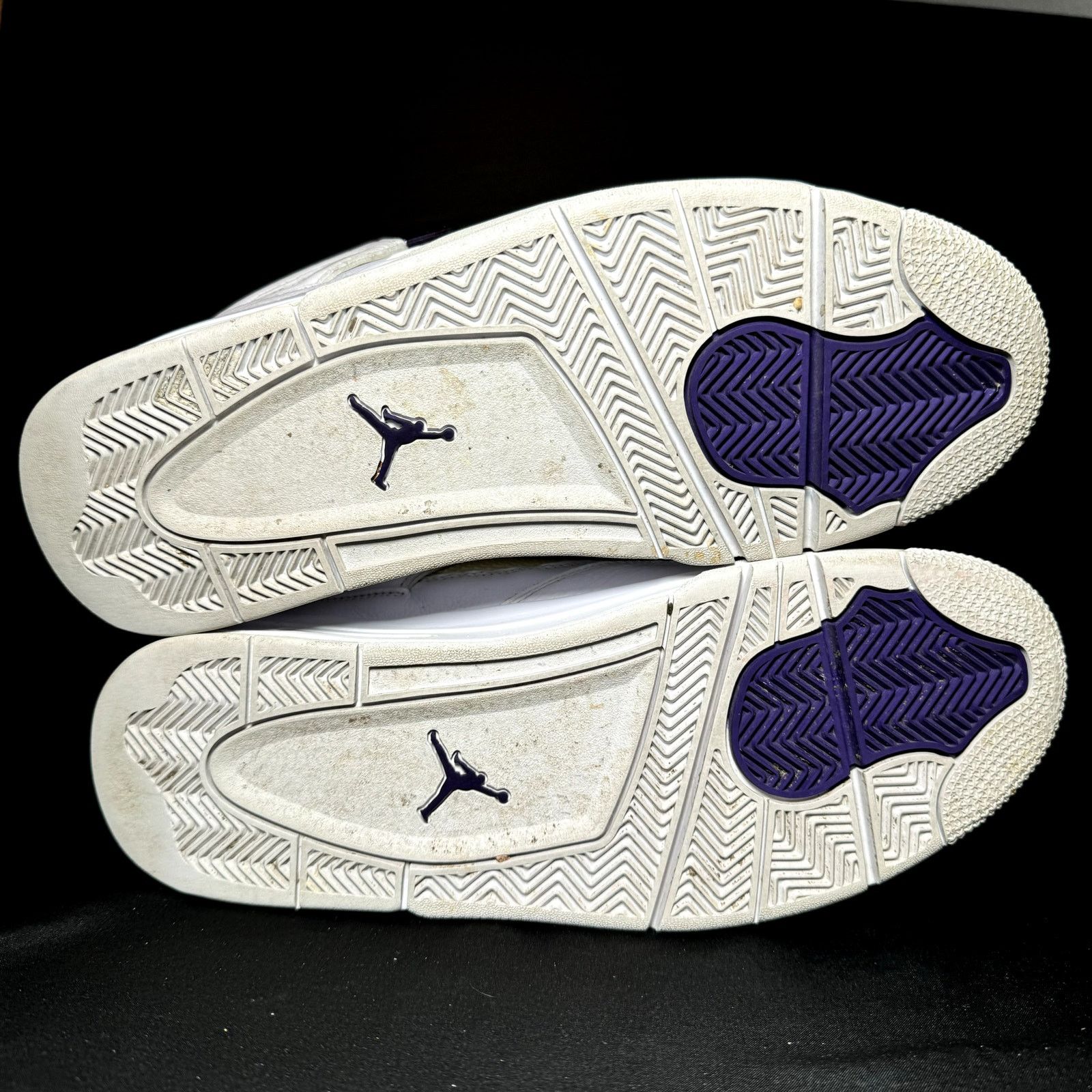 Jordan Brand × Nike Size 11.5 - Air Jordan 4 Retro Purple Metallic Men's Shoes Size US 11.5 / EU 44-45 - 7 Thumbnail