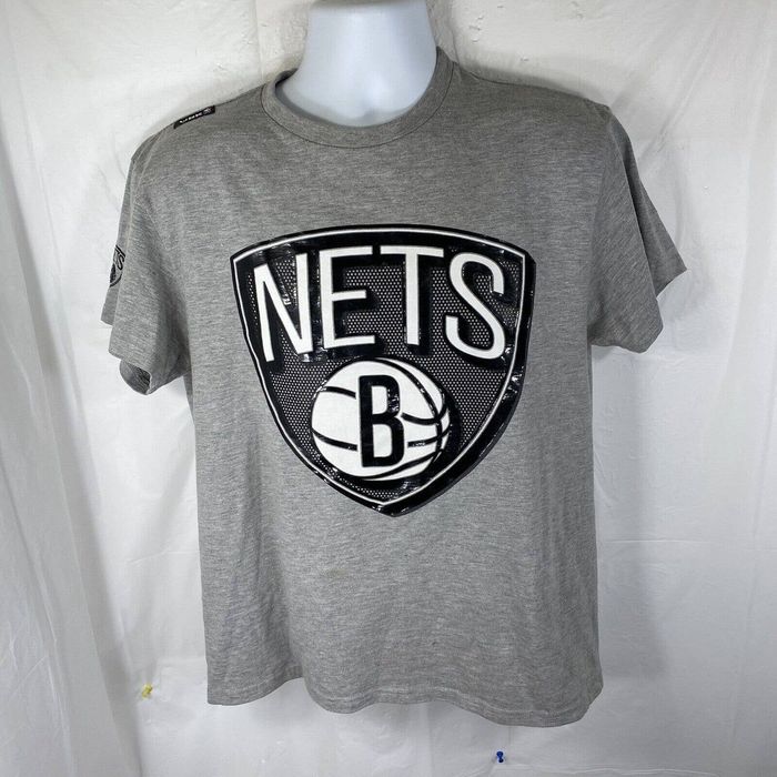 UNK NBA Basketball T shirt Team Logos Grey L Large