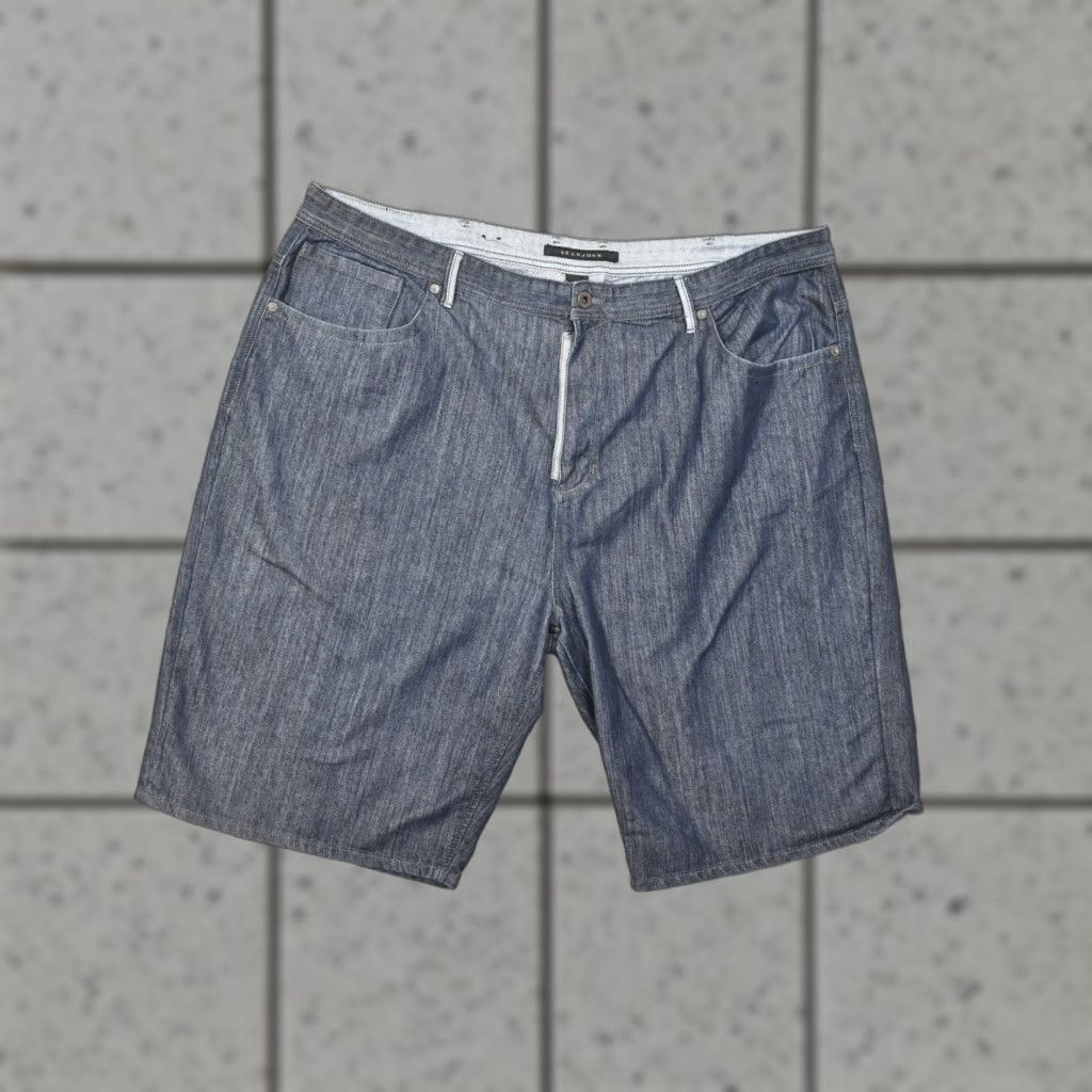 Sean John Sean John Men's Denim Shorts Blue Cotton Blend Baggy Hip Hop 50 Waist Casual 50B Men Baggy Hip Hop Shorts Size US 34 / EU 50 - 1 Thumbnail