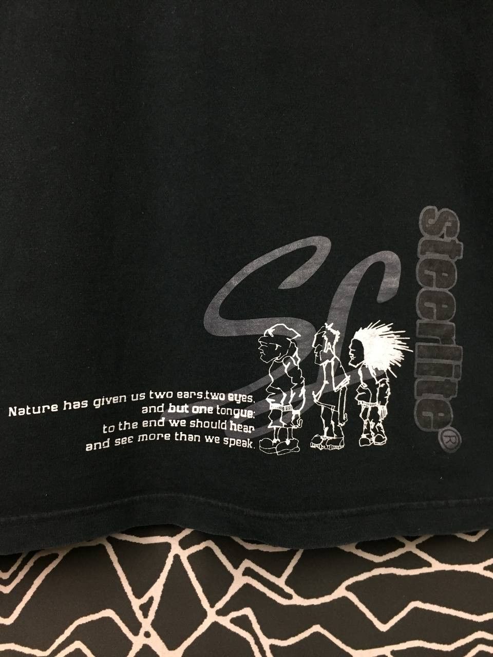 Japanese Brand Vtg Steerlite Japanese Streetwear Short Sleeve Hooded Tee Size US L / EU 52-54 / 3 - 10 Thumbnail