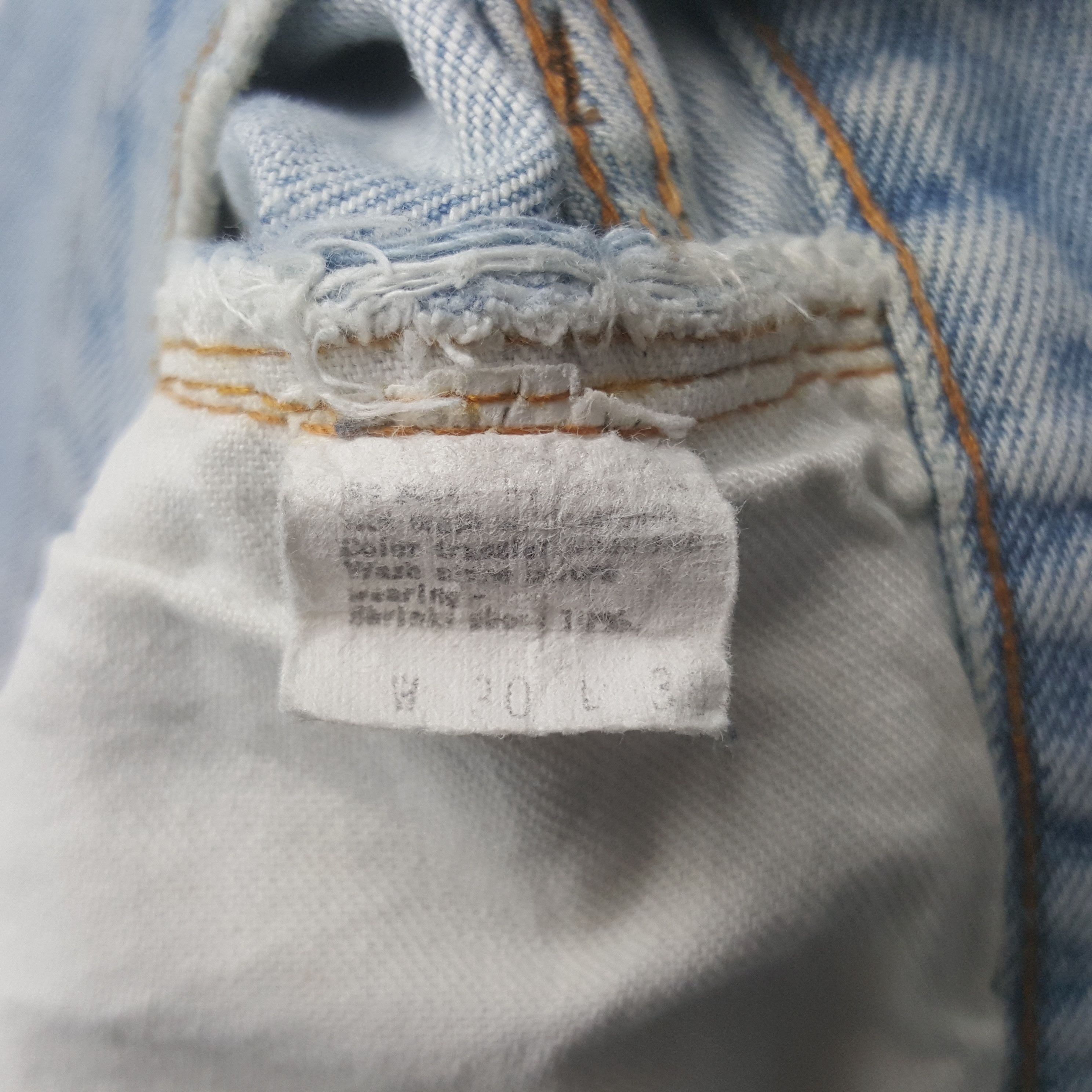 Levi's Vintage Clothing Vintage Levi's 501 Distressed Patch Denim Jeans Size US 28 / EU 44 - 14 Thumbnail