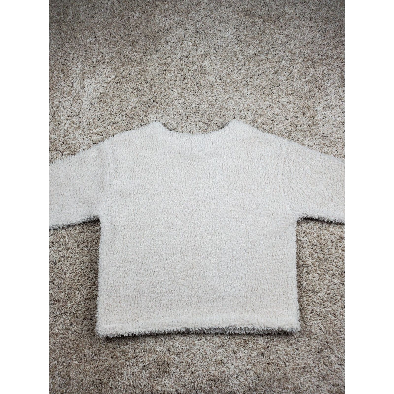 Uniqlo Uniqlo Wool Fleece Pullover Sweater XS Womens Ivory Long Sleeve Crew Neck Size XS / US 0-2 / IT 36-38 - 6 Thumbnail