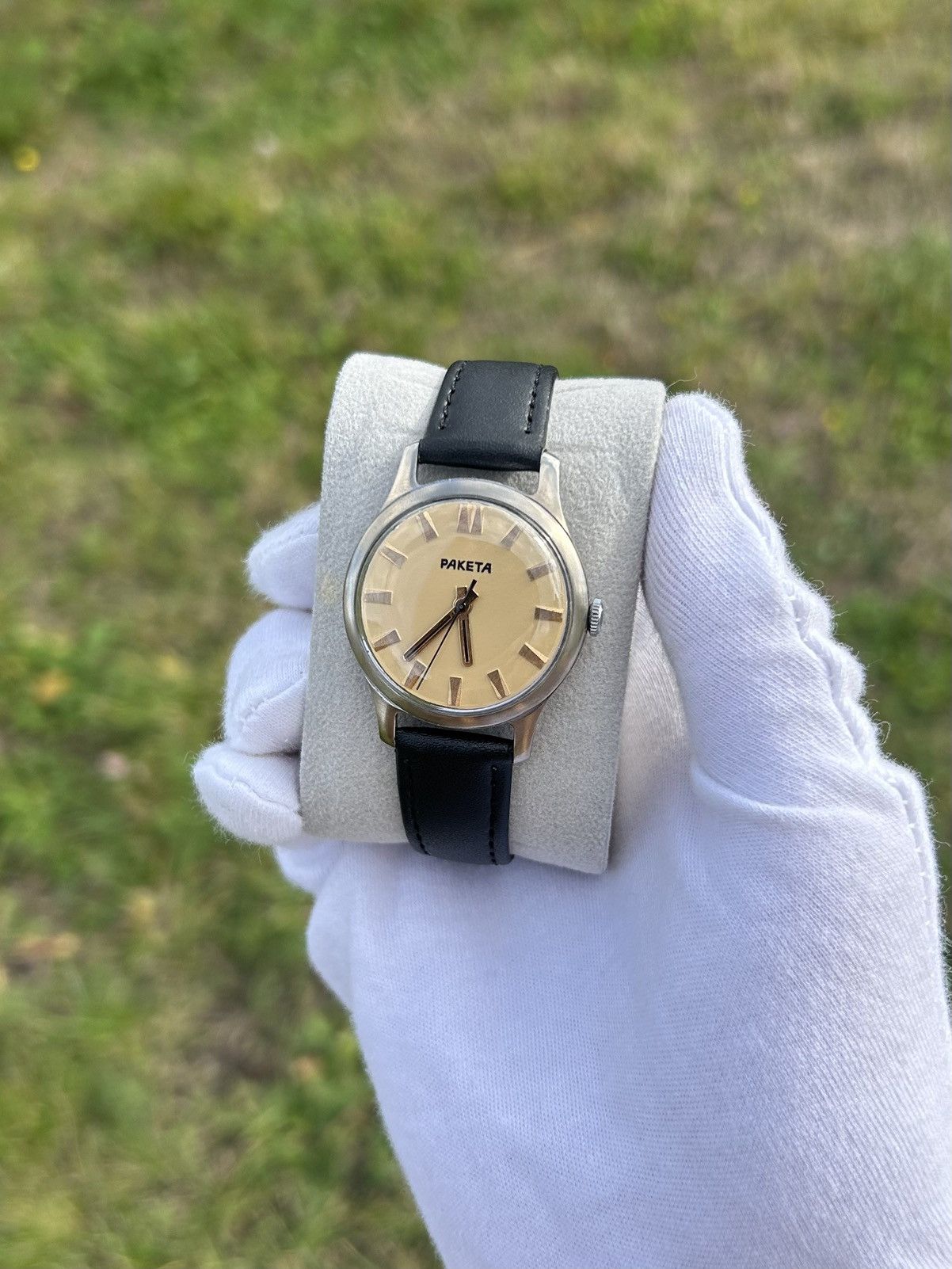 Vintage Vintage Watch Raketa Soviet USSR Mechanical Wristwatch 1950s Size ONE SIZE - 11 Thumbnail