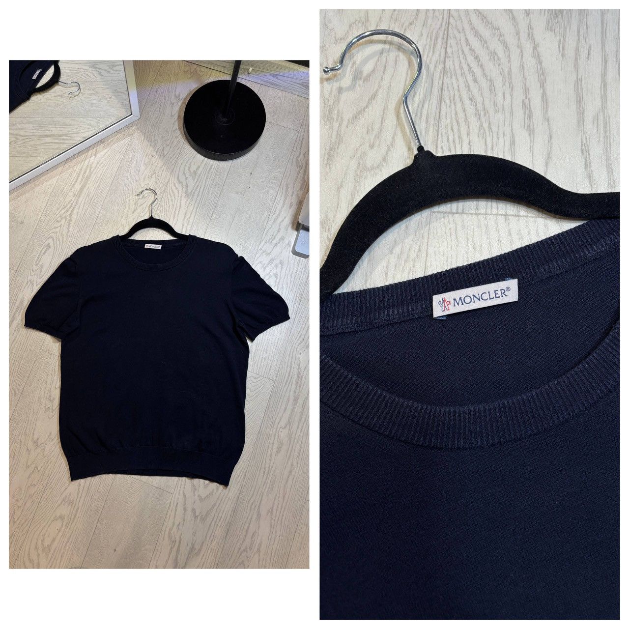 Women’s Moncler Maglia Tricot Girocollo T-shirt Size:XL