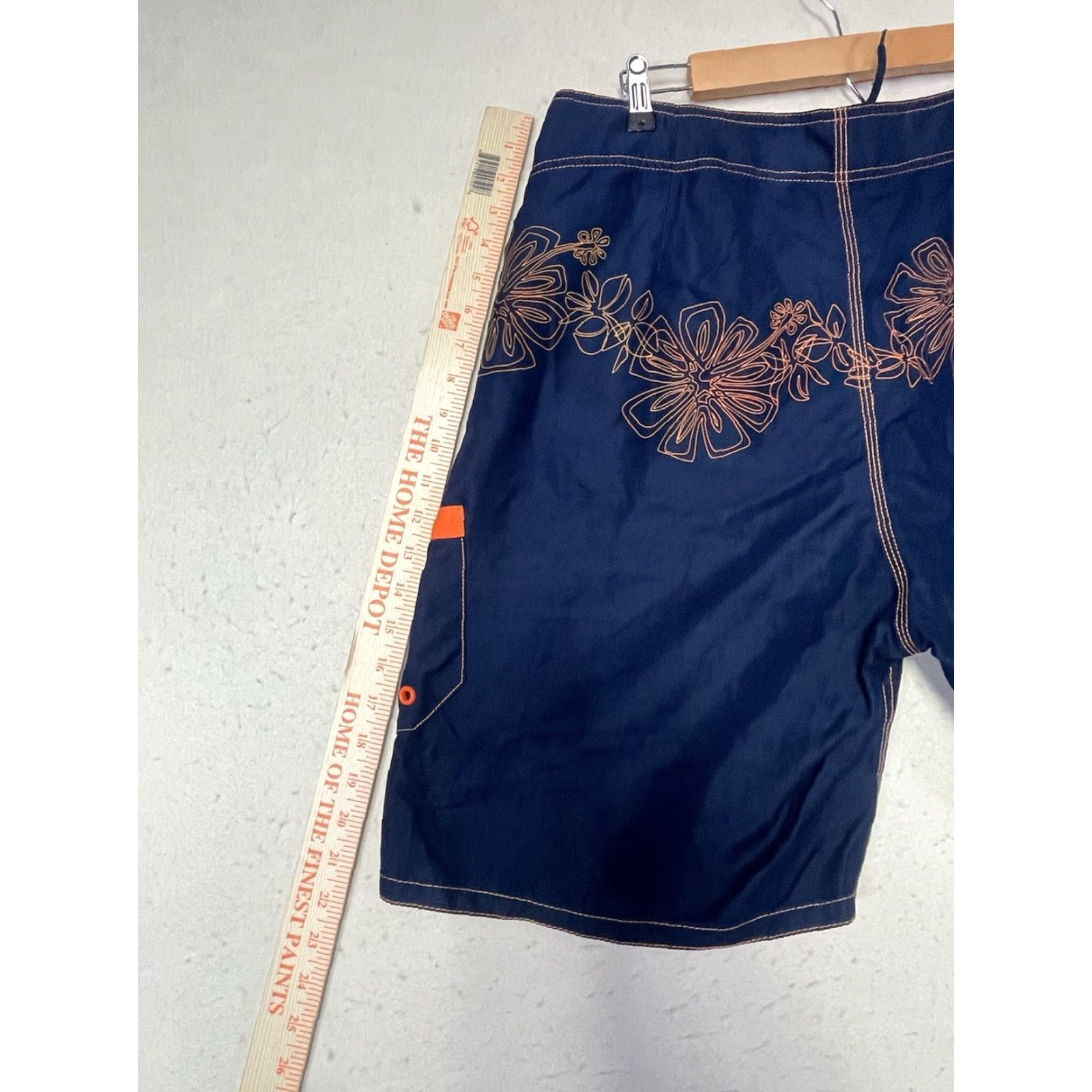 Mossimo MOSSIMO BOARD SHORTS MEN'S SIZE 36 HAWAIIAN TROPICAL PATTERN FLORAL MULTICOLOR POLYESTER SWIM TRUNKS WITH DRAWSTRING POCKETS Size US 36 / EU 52 - 6 Thumbnail