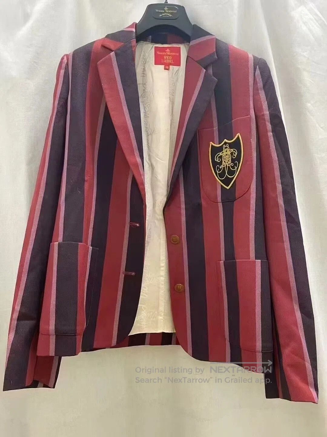 Vivienne Westwood vivienne westwood red black striped blazer. Size M / US 6-8 / IT 42-44 - 1 Thumbnail
