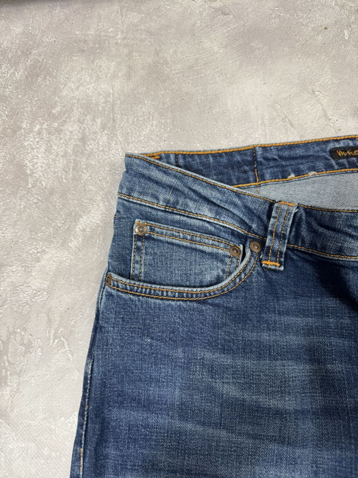 Nudie Jeans Nidie Jeans Skini Lin Distressed Pants Size US 32 / EU 48 - 9 Thumbnail