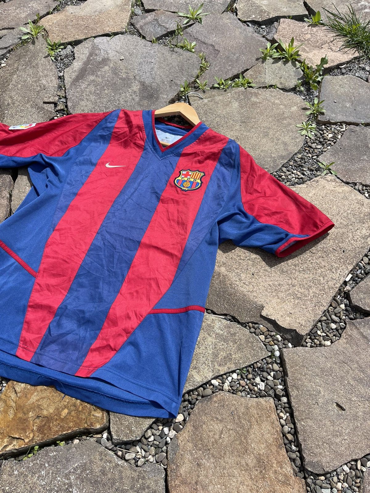 Nike × Vintage 2002 Nike Vintage Barcelona rare soccer jersey Travis Scott Size US M / EU 48-50 / 2 - 5 Thumbnail